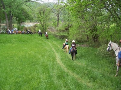 Horseback route in La Portera 1 hour