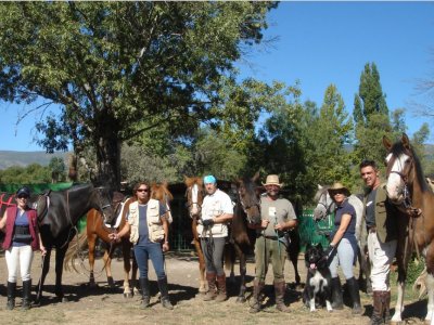 Horse riding through Lozoya Valley, 1 hour.