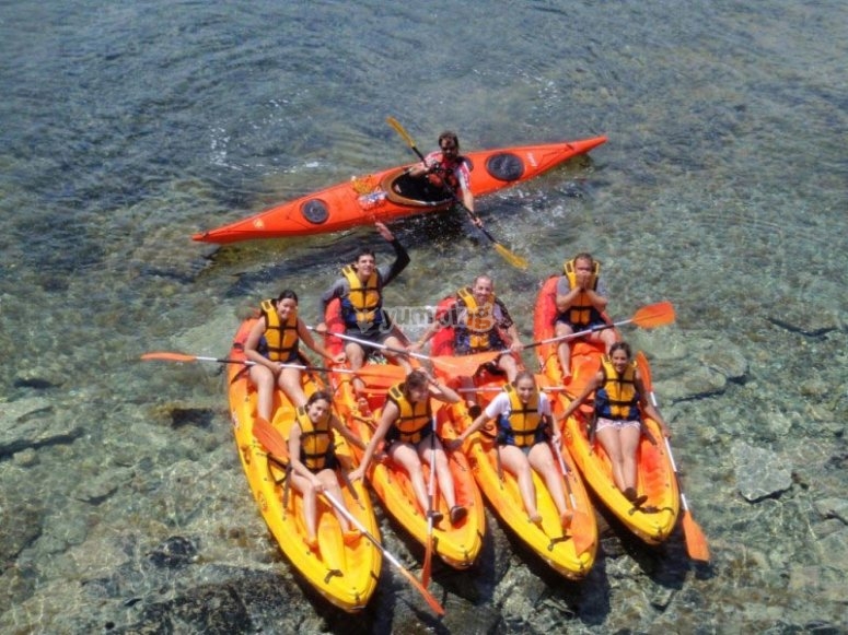 Ruta en kayak a Cova del Castellar 2 horas adultos desde 25€