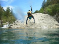 Pura adrenalina en el rio