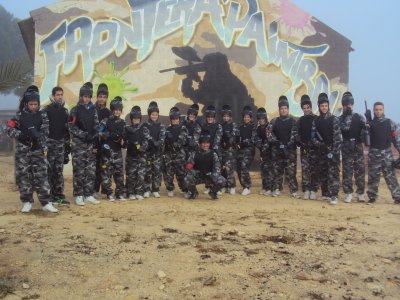 Paintball totale 400 palline + attrezzatura completa