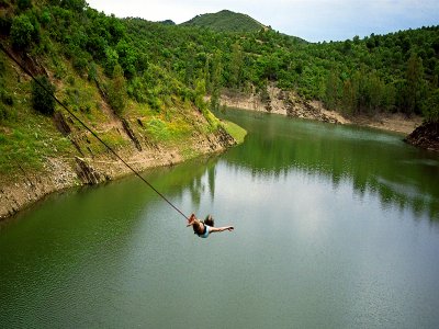 Salto de puenting en Aznalcóllar (Sevilla)