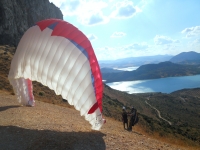  Vol en parapente depuis l'ouest dans la vallée d'Abdalajis