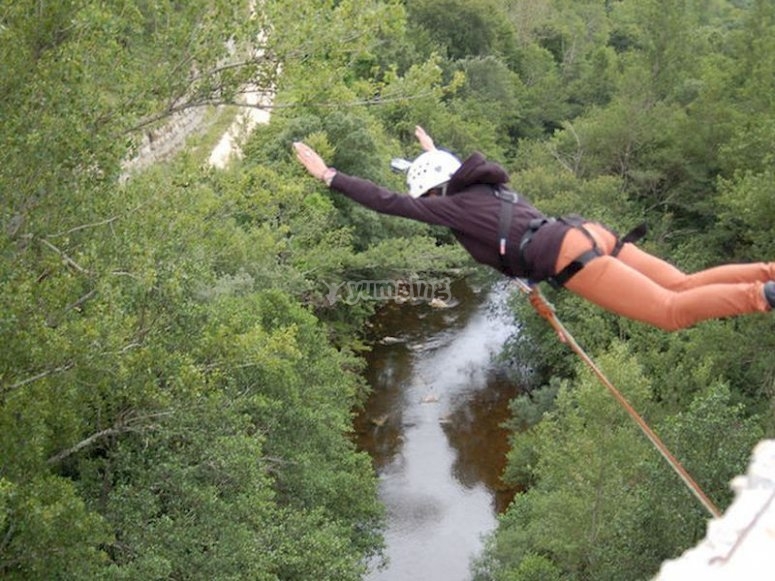 Puenting en Burgos