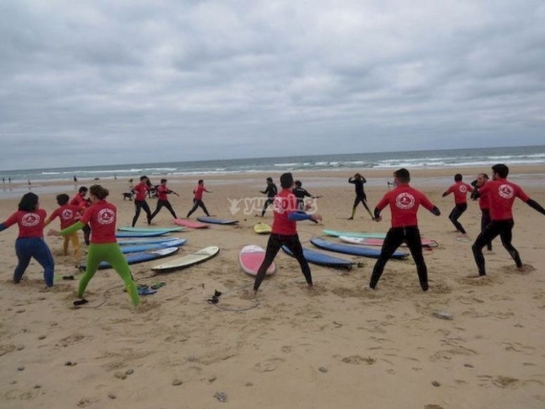 Aprende a surfear en el Palmar Aprende a surfear en el Palmar