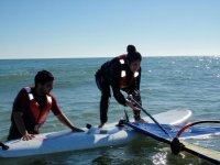 Cogiendo la vela del mar