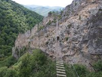  Tibetan bridge on the via ferrata 