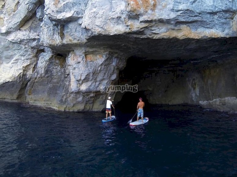 Salida en SUP en Punta Prima Salida en SUP en Punta Prima