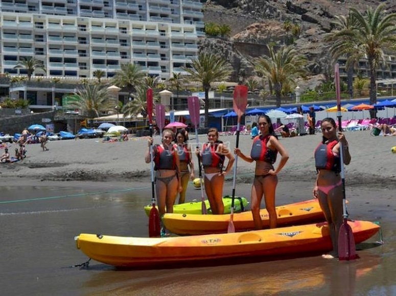 Kayaks en Gran Canaria