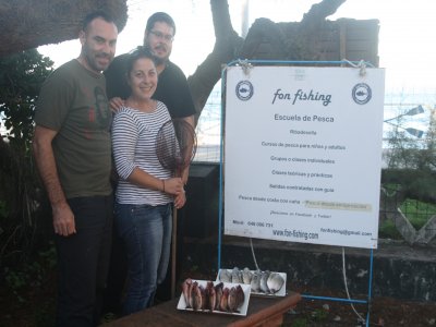 Clase de pesca desde costa en Ribadesella de 2 h