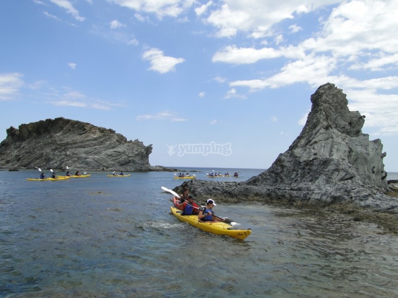 Escapada en kayak, Costa Brava Norte,