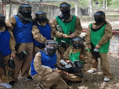 Paintballspiel mit 250 Bällen in Pelabravo