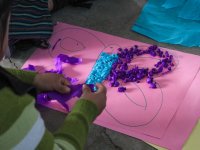  Butterfly with colored paper