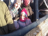  Little one enjoying the balloon flight 