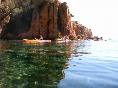 Excursión kayak + snorkel en la Costa Brava