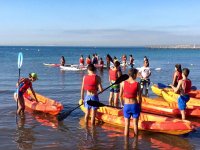  Climbing to the kayaks in Santa Pola 