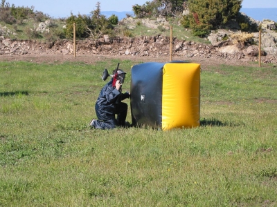 Jogo de paintball com 100 bolas em Rialp