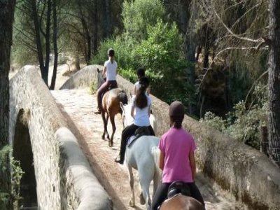 2h de ruta a caballo por La Adrada