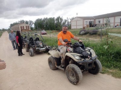 Two-seater quad route 1 hour in Malpica de Tajo