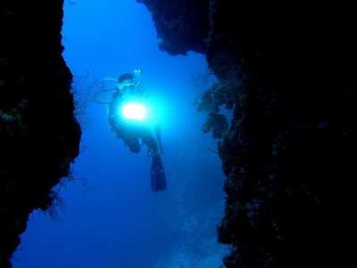 Bautismo de buceo en la costa de Málaga