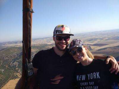 Passeio de balão no Geoparque Guadix + café da manhã e cava