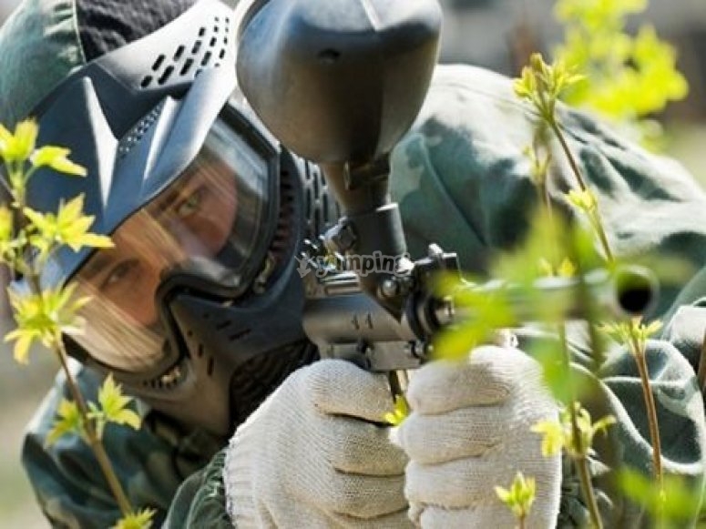 Paintball 100 bolas en Arroyo. Cantabria Ofertasaventura