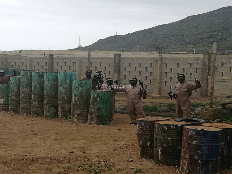 Paintball y 100 bolas para no residentes en Guimar desde 20€