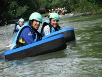 Groupe hydrospeed sur l'Èbre 