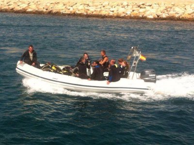 Pack 4 inmersiones desde barco o playa L'Ametlla