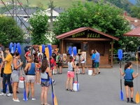  Raccolta del materiale per la discesa del Sella 