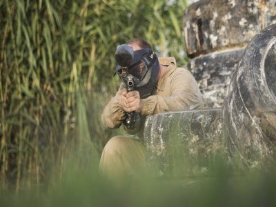 Partida de paintball 100 bolas en Gandía