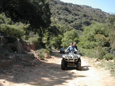 Ruta en quad monoplaza en Punta Paloma, 1 hora