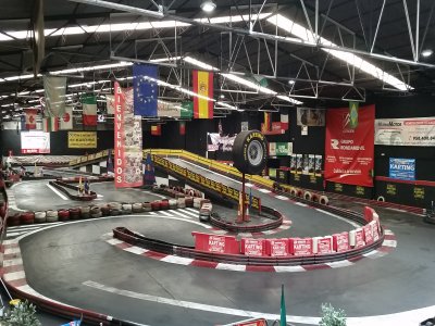 Grand Prix di Kart indoor nei pericoli