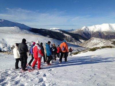 Raquetas de nieve y sauna en Ribagorza