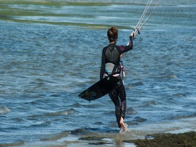 Aula particular de kitesurf em Tarifa, 2 horas