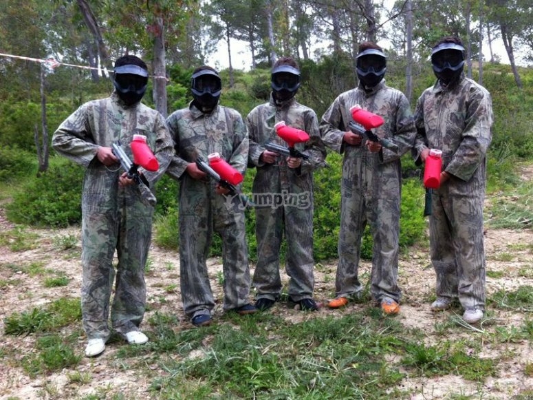 Paintball con 200 bolas en el Circuito de Jerez desde 18€