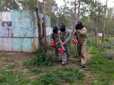 Paintball 200 Bälle und Mittagessen, Jerez Frontera