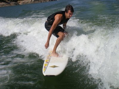 Surf Wake en el Embalse de San Juan 15 minutos