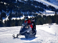 Rutas de motos de nieve