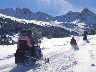 Ruta moto de nieve doble Grandvalira 1 hora