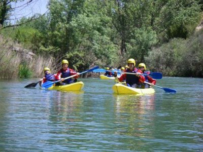 Percurso de canoa, Alto Tejo, dia inteiro e piquenique