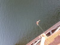  Bungee jumping with open hands 