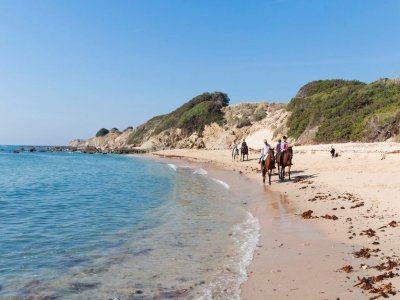 Paseo a caballo PN Estrecho 5h + menú, verano y SS