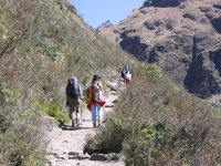 Por el sendero en dia caluroso