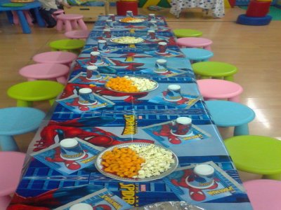 Thematic birthday party, weekends