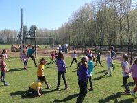  Playing outdoors on the farm 