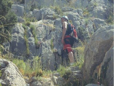 Vía ferrata para debutantes en montes de Utrillas