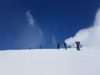  Cross-country ski group in the Pineta 