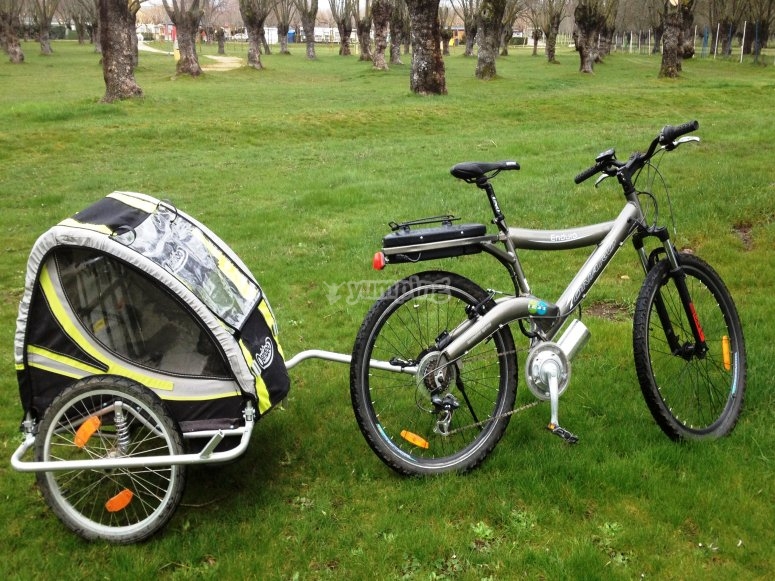 Bici con remolque