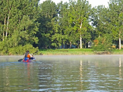 1h canoe rental at the reservoir of San Juan